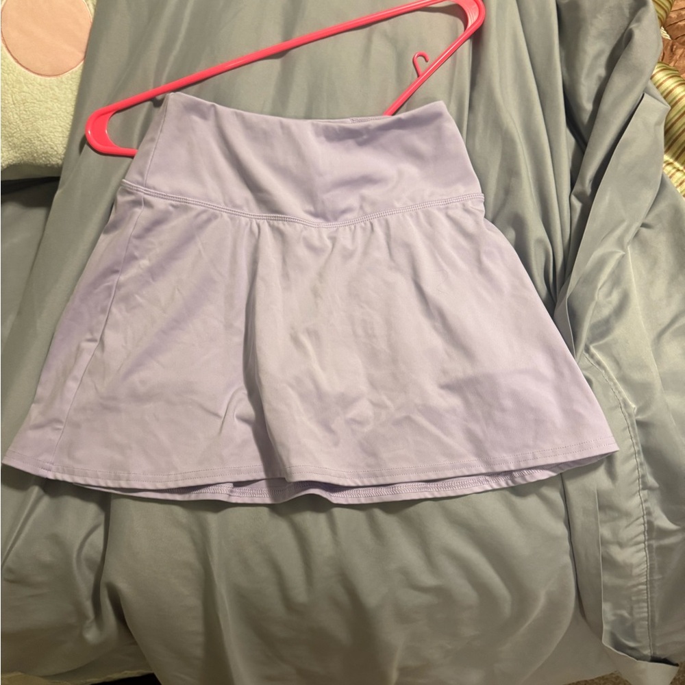 All in Motion Lilac Lavender Mini Skater Skirt
